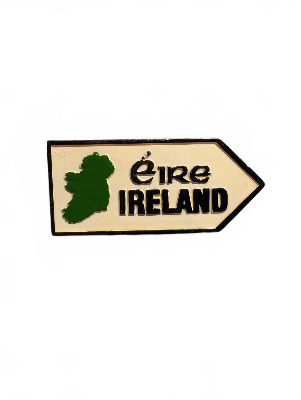 Eire Ireland Map Faux Stone Resin 3D Souvenir Magnet Irish Travel Heritage